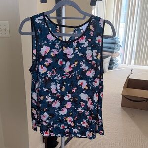 Cabi Spirit Top - Floral Sleeveless Women's Top